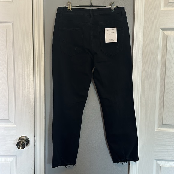 NWT JET BLACK HIGH RISE CROP STRAIGHT - Picture 7 of 8